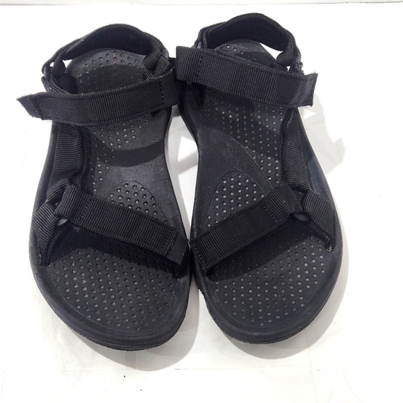 Teva Hurricane Men’s Black Hiking Outdoor Sport Sandals Size 10 - Picture 2 of 6
